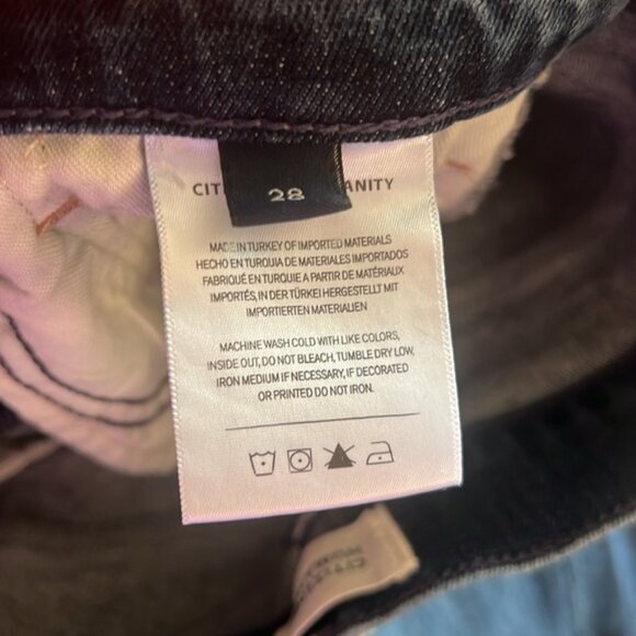 * Citizens Of Humanity Dark Indigo Straight Leg Jeans Size 28 - Picture 4 of 8